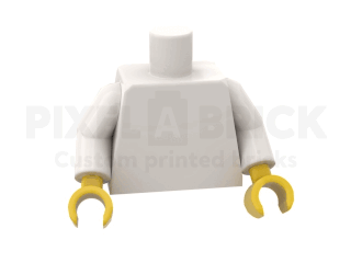 Minifig Torso Red Bedrukken