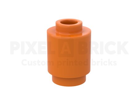 Brick Round 1x1 Orange #3005