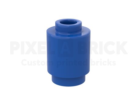 Brick Round 1x1 Blue #3005