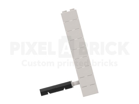 Brick Puzzle Painting White S