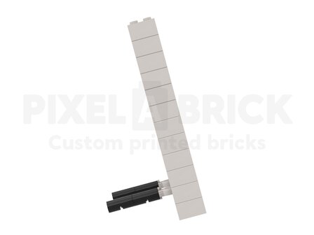 Brick Puzzle Painting White M