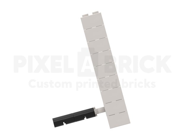 Brick Puzzle Painting White S