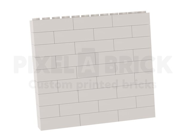 Brick Puzzle Painting White S