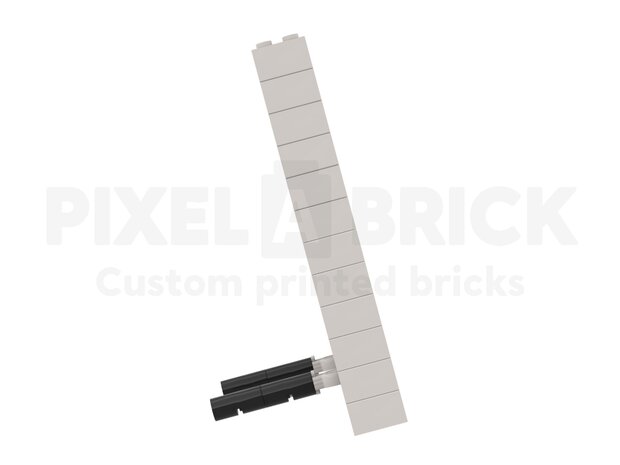 Brick Puzzle Painting White M