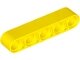 Technic, Liftarm Thick 1 x 5 Yellow Bedrukken