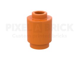 Brick Round 1x1 Orange #3005
